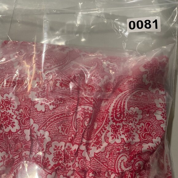 Boden US 6R Red & White Paisley Long Sleeve Dress 100% Viscose Shell - Picture 16 of 16